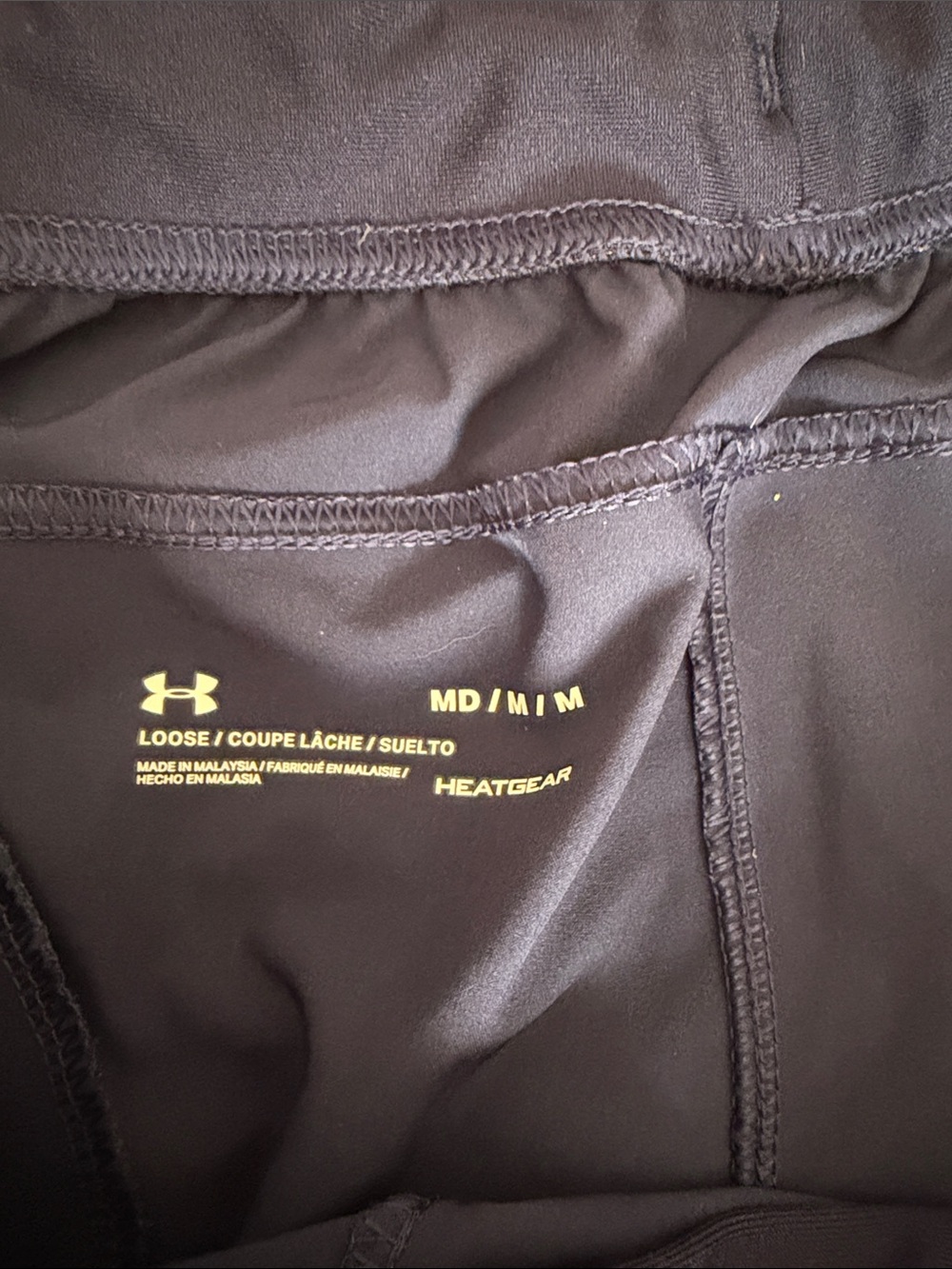 Under Armour Navy & Beige Athletic Joggers Pair - Picture 3 of 4